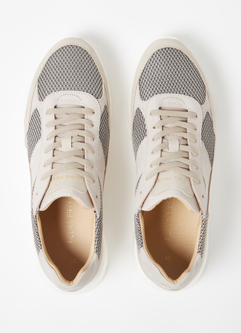 Buty sportowe z siateczki Filling Pieces Jet Runner z detalami z nubuku