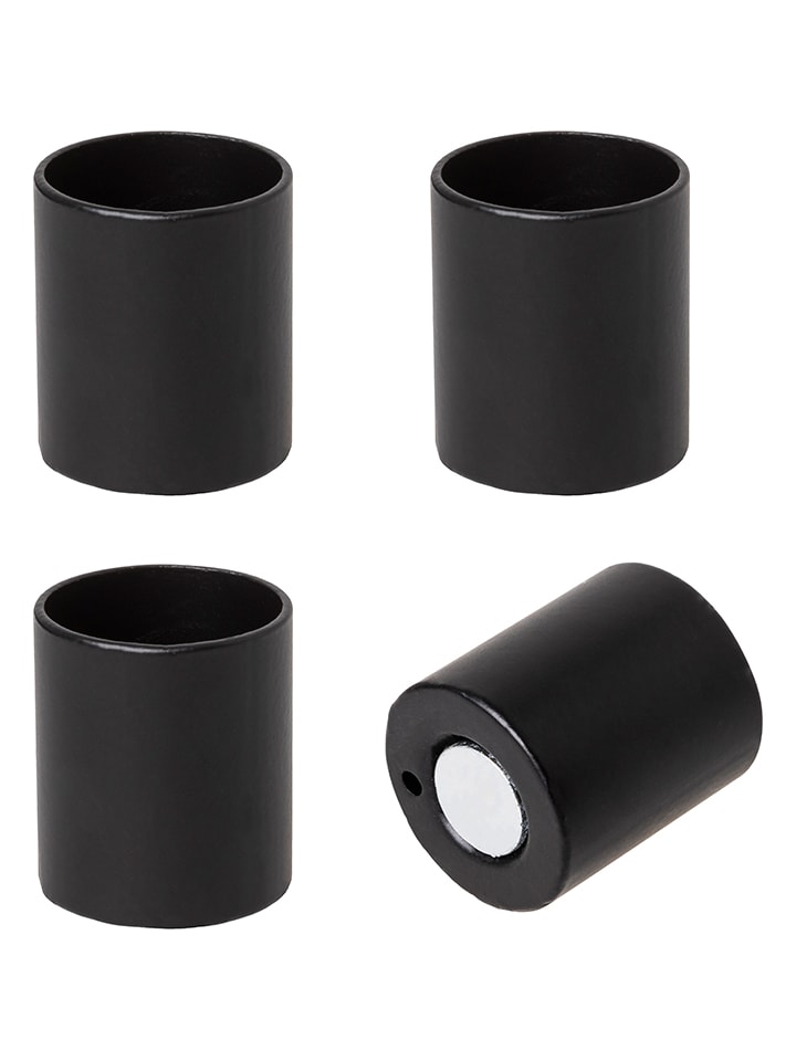 Nordheim Magnetischer Kerzenhalter in Schwarz - Ø 25 cm günstig kaufen onesize