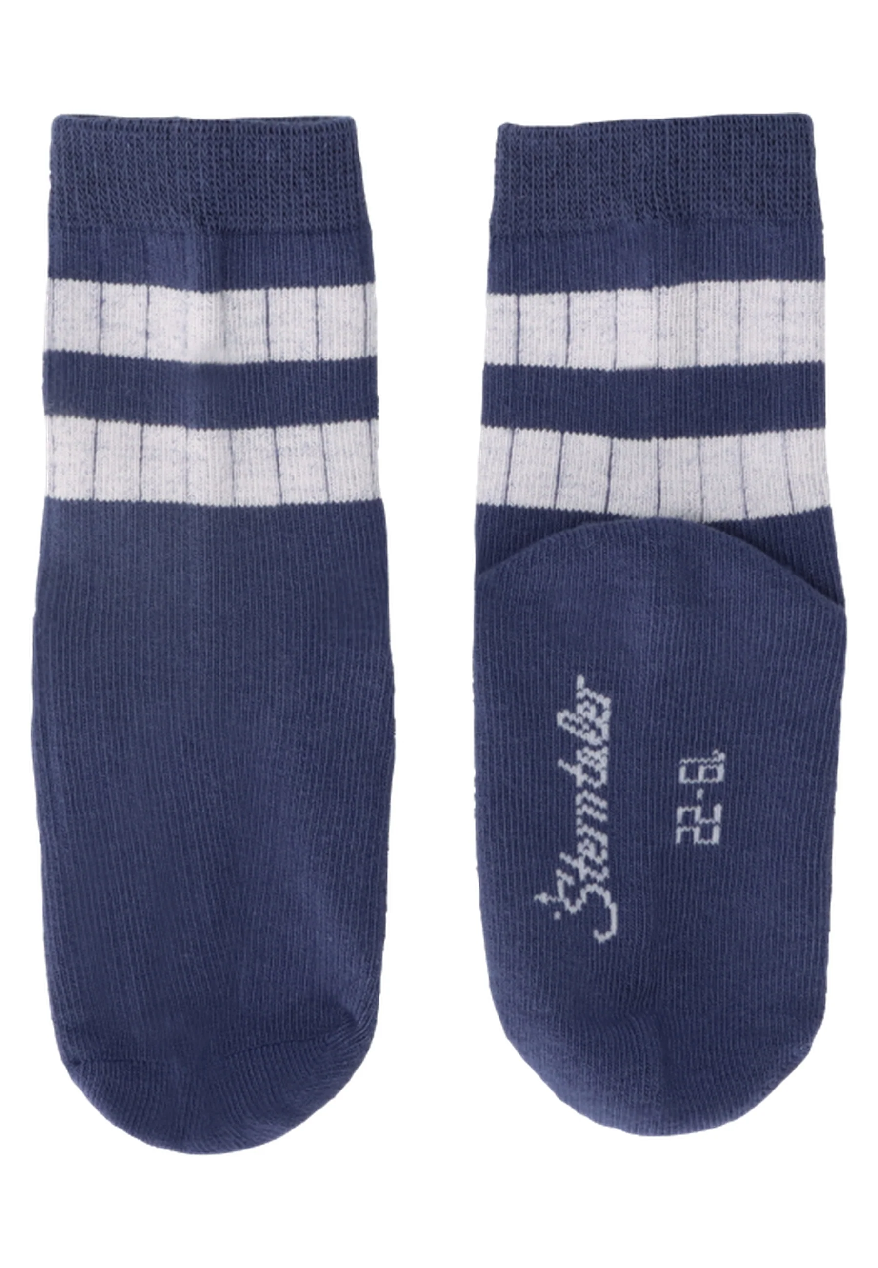 Socken im 3er Pack mit Rippenoptik in versch. Farben