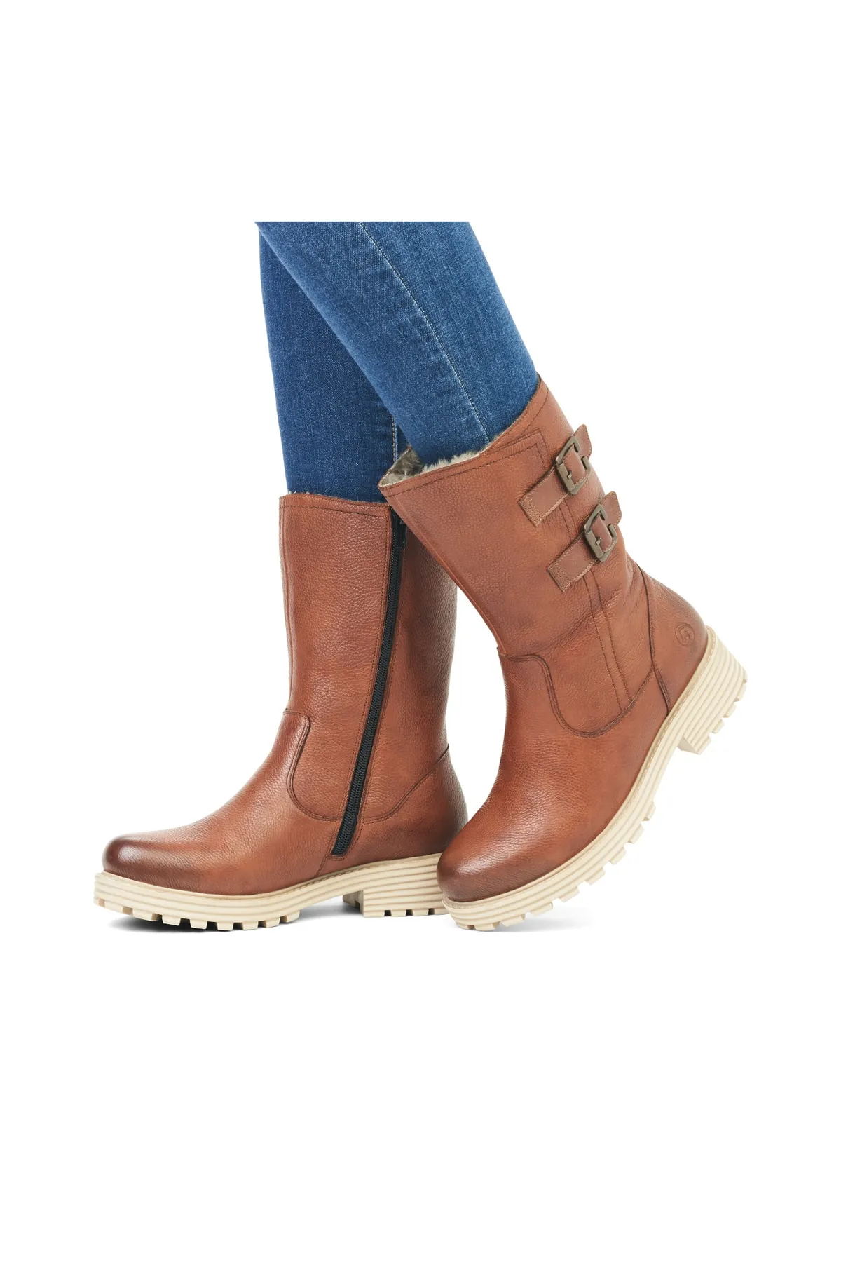 Remonte  Stiefelette - Braun - Blockabsatz