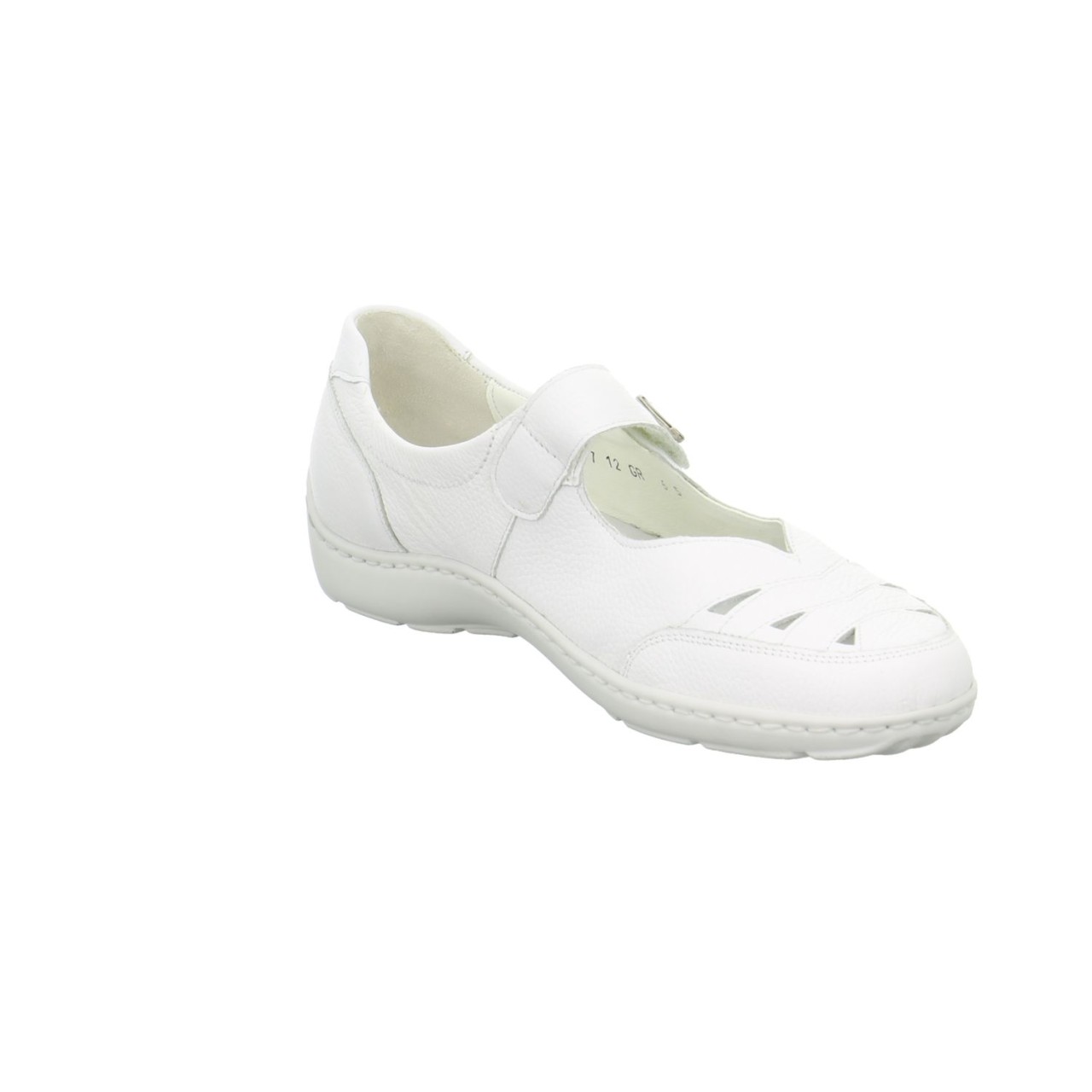 WALDLÄUFER Komfort Slipper weiss Lugina 496309 weiß