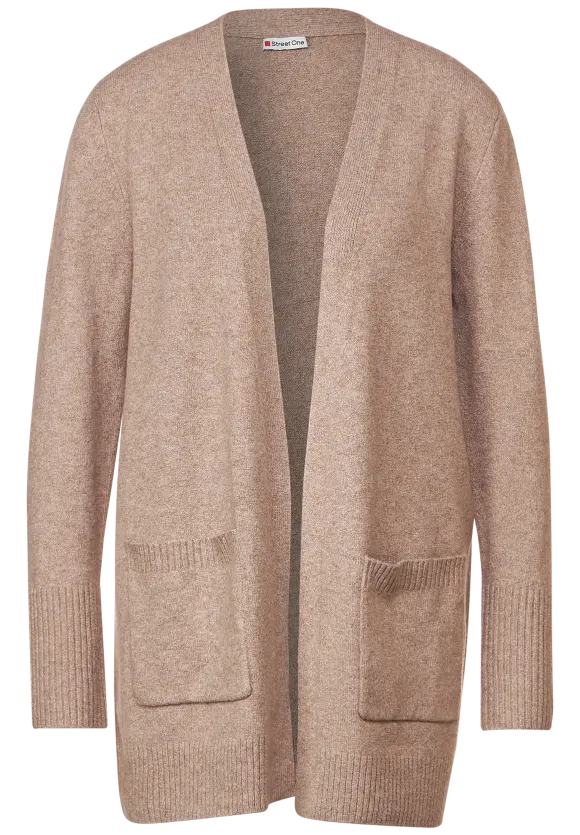 Street One Cosy Melange Strickjacke