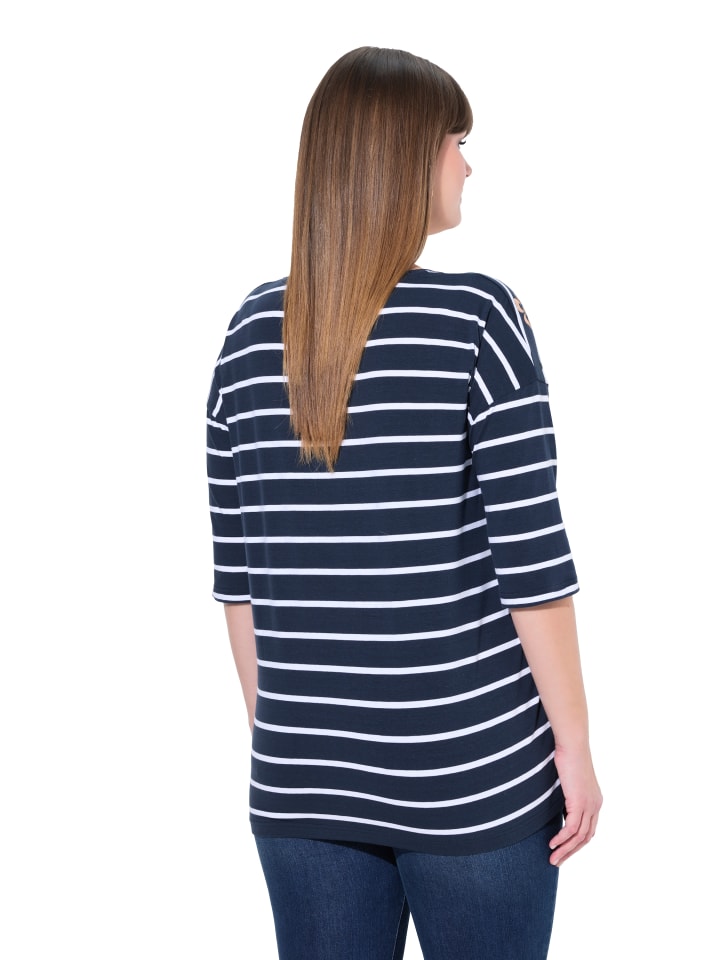 Ulla Popken Shirt in marine günstig kaufen