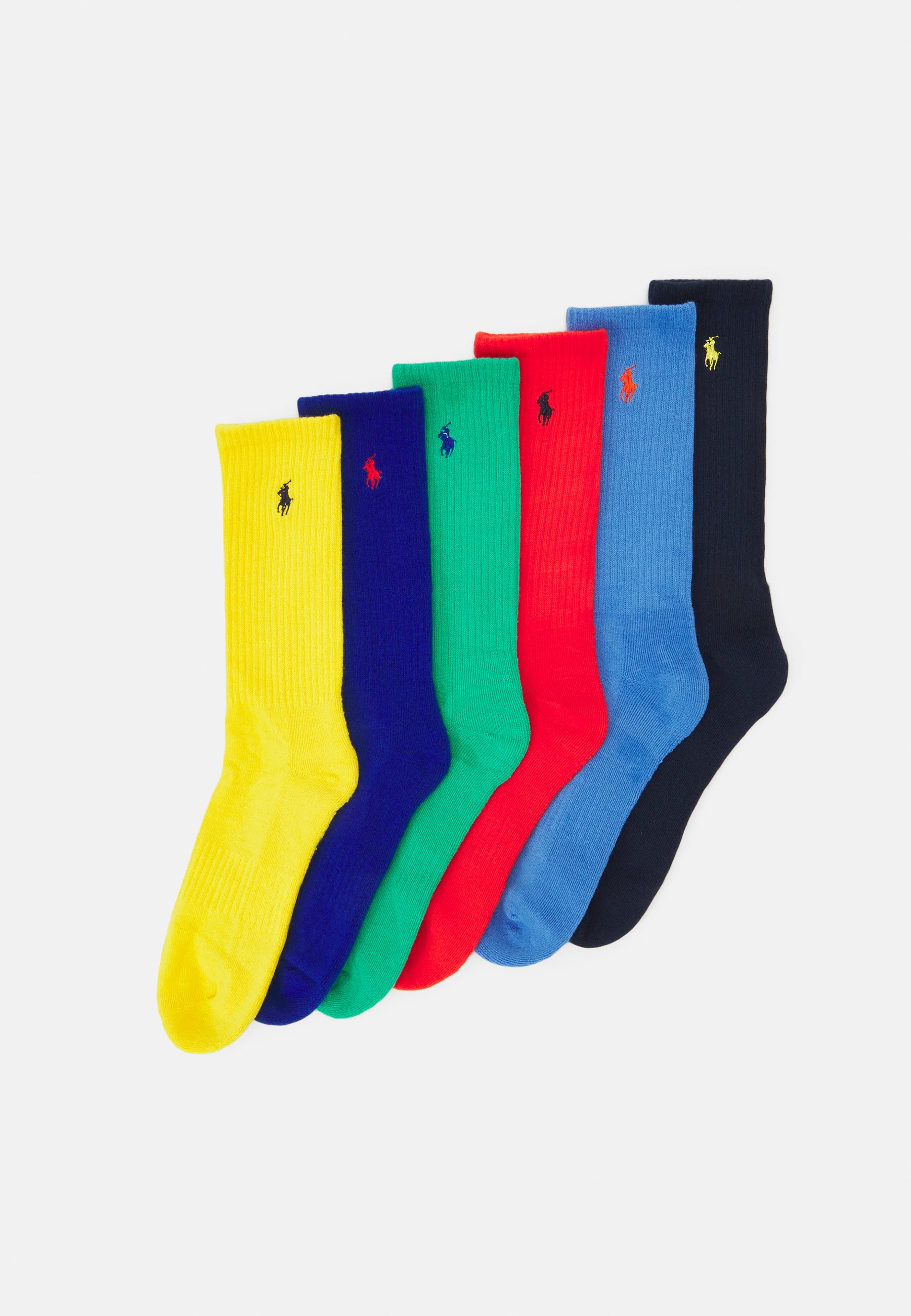 Polo Ralph Lauren - Pack de 6 calcetines lisos de cuello redondo - Calcetines
