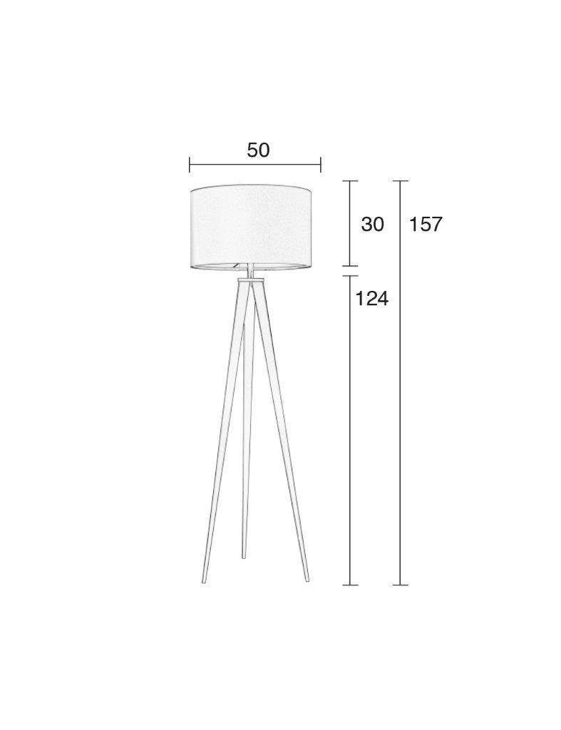 Zuiver Stehlampe Zuiver Tripod Designer Stehleuchte Black, ohne Leuchtmittel