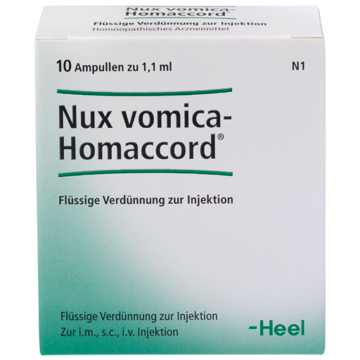 NUX VOMICA HOMACCORD Ampullen  10 St  Ampullen