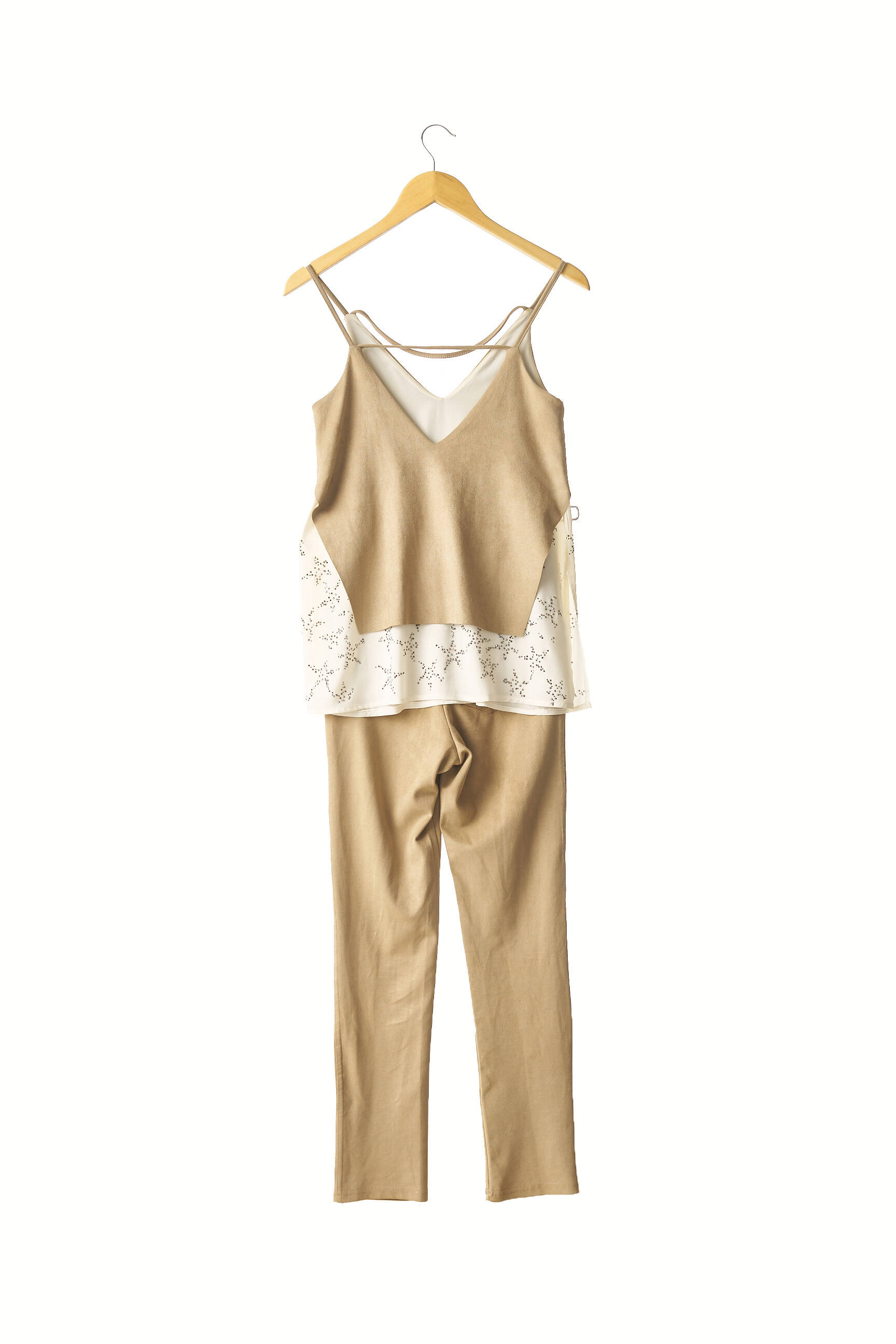 Poupette St Barth Ensembles Pantalon Femme couleur beige