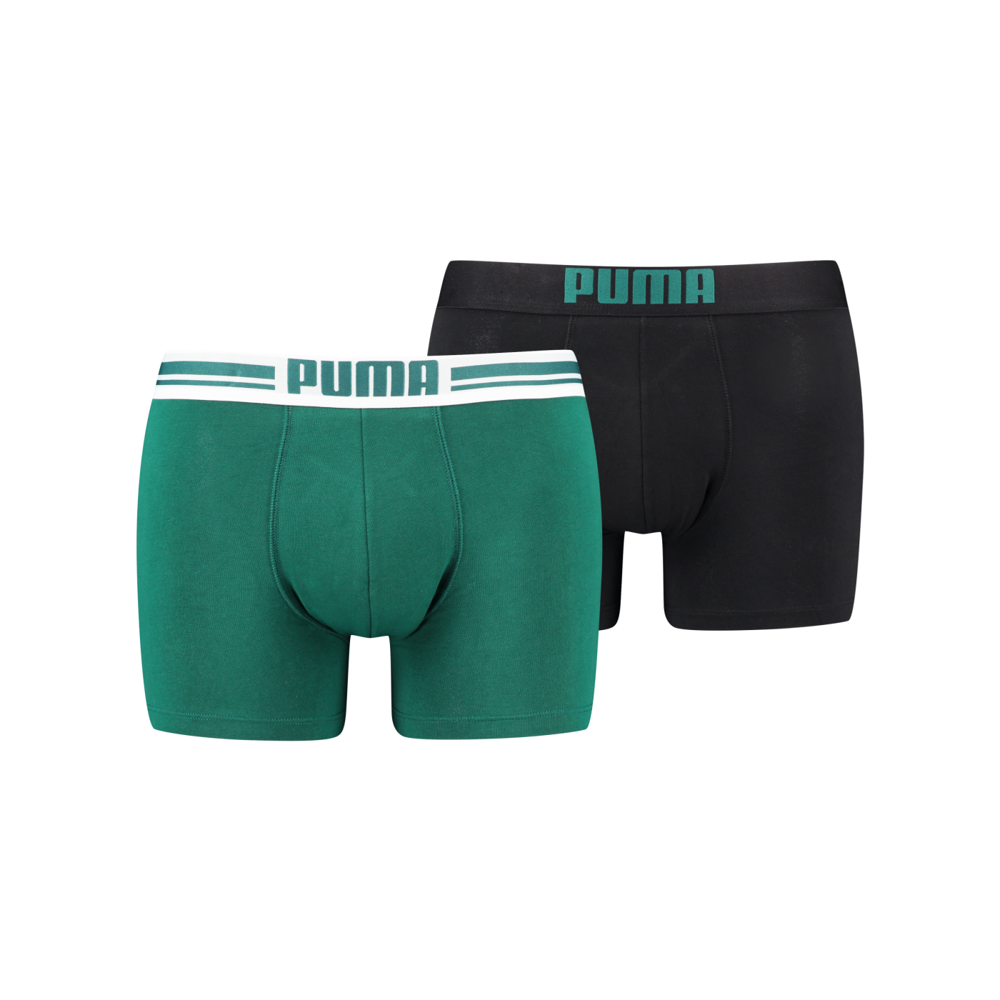PUMA Placed Logo Boxer 2er Pack Grün F030
