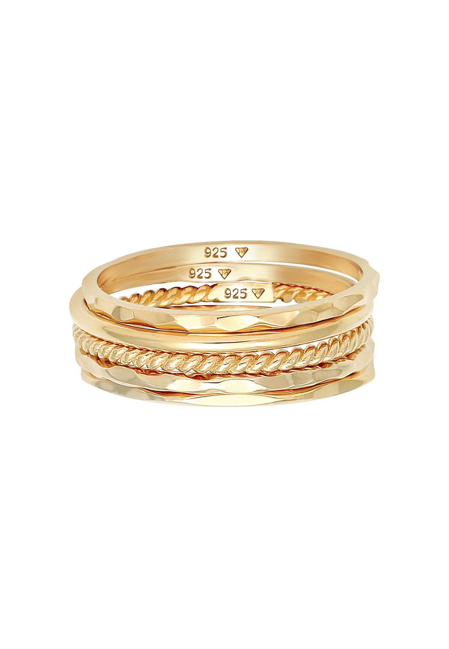 Bracelet Elli pour femme, style minimaliste, look tendance blogueuse, en argent sterling 925