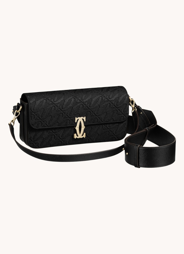 Cartier C de Cartier East-West calfskin shoulder bag CRL1002541