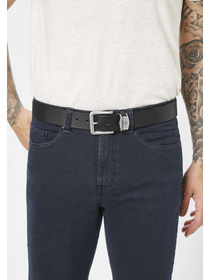 Paddock's Ledergürtel in schwarz günstig kaufen