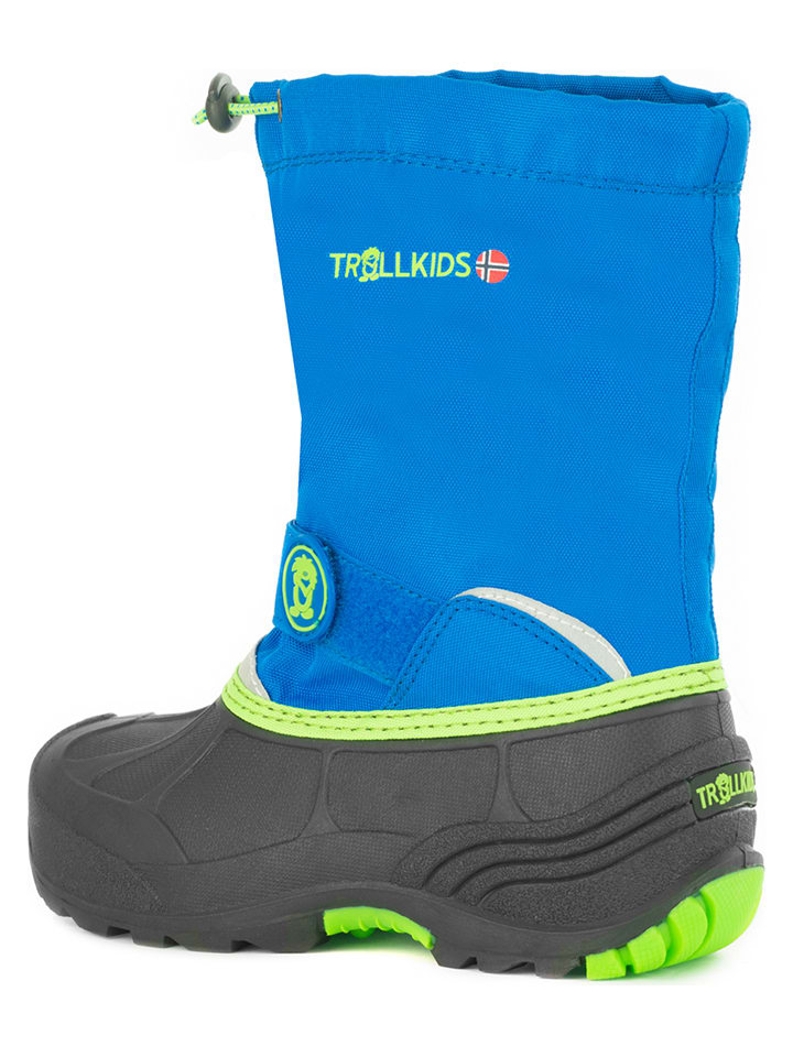 Trollkids Winterboots in Hellblau/ Schwarz günstig kaufen