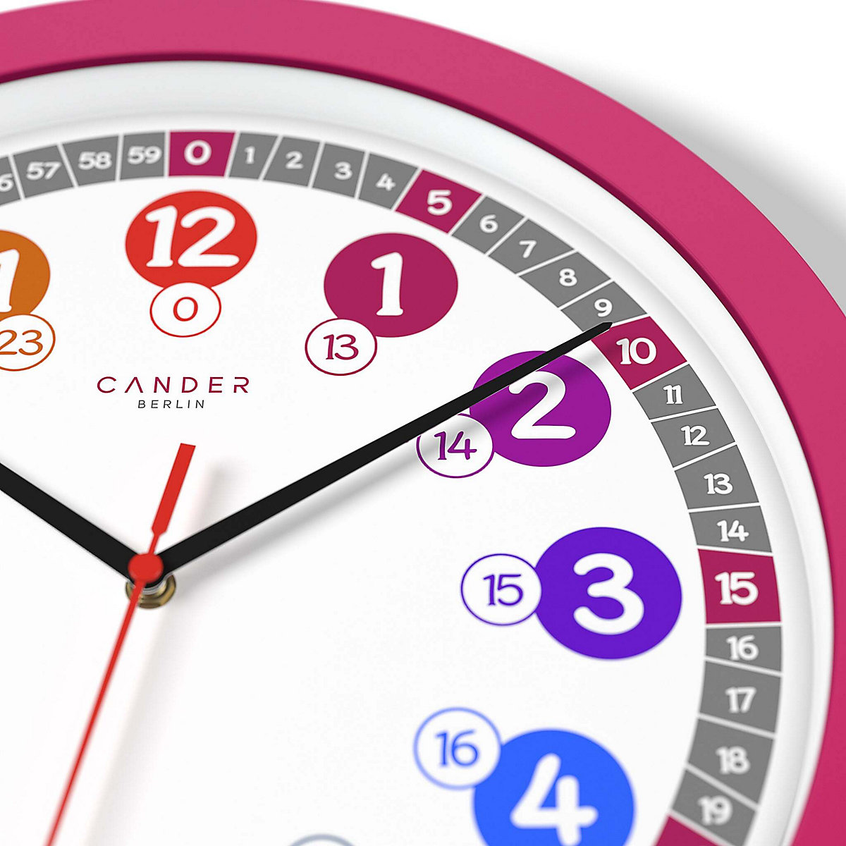 Lautlose Wanduhr