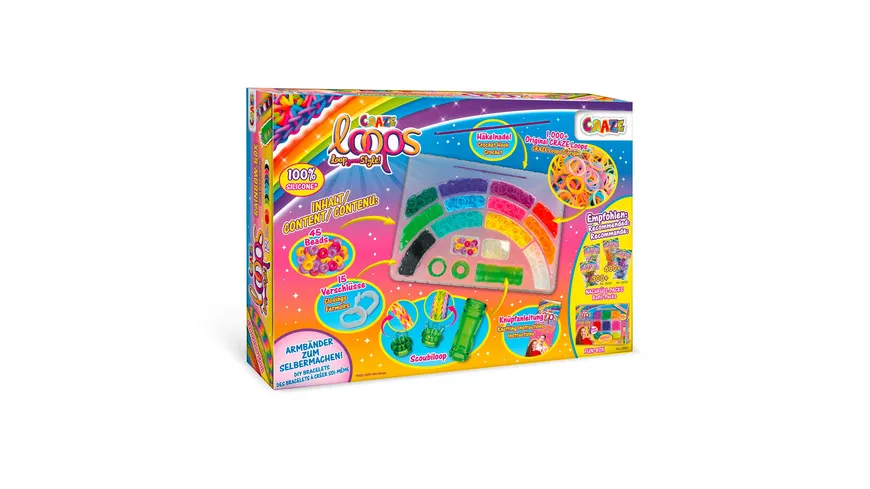 CRAZE - LOOPS Rainbow Box