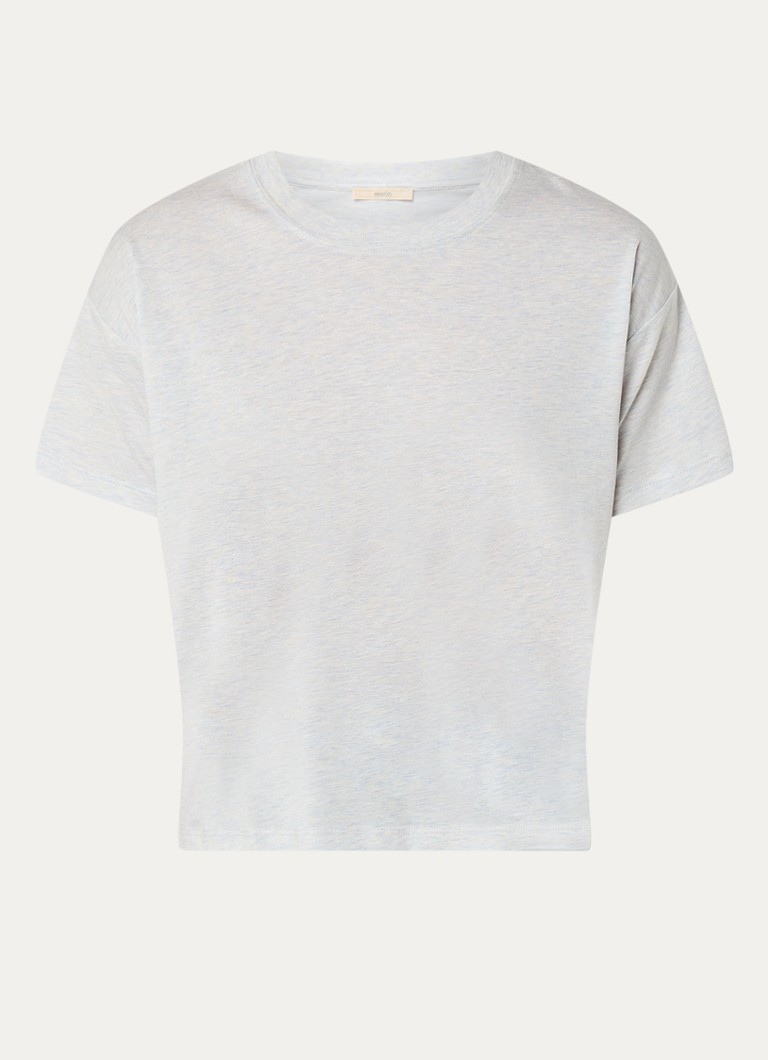 Sessùn Too T-shirt in lyocell blend with heathered design