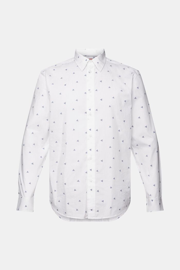 Gemustertes Hemd, 100 % Baumwolle
