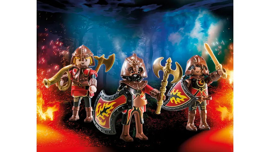 PLAYMOBIL 70672 - Novelmore - 3er Set Burnham Raiders