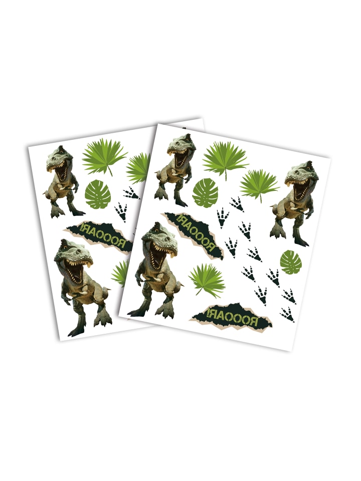 ROTH Kinder-Tattoos Tyrannosaurus 2 Bogen in Grün günstig kaufen onesize