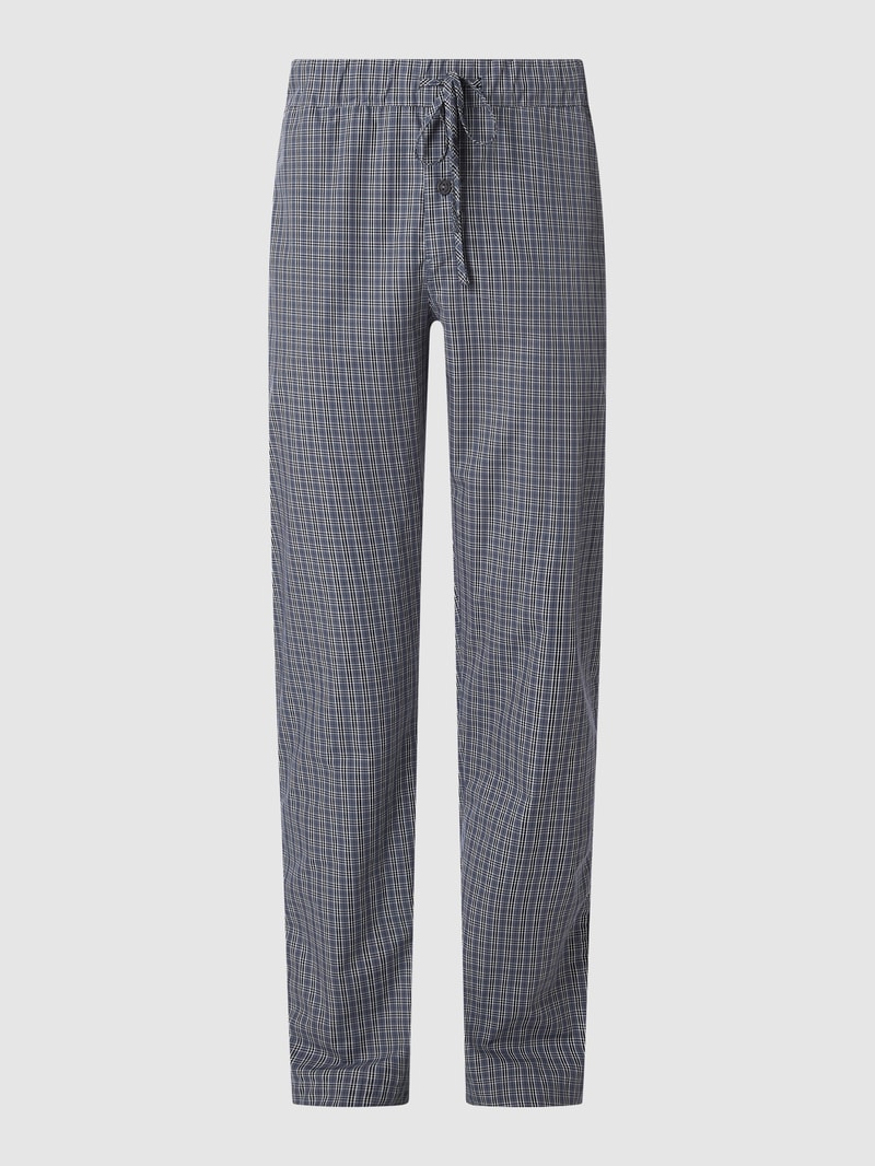 Pyjama-Hose aus Baumwolle in dunkelgrau