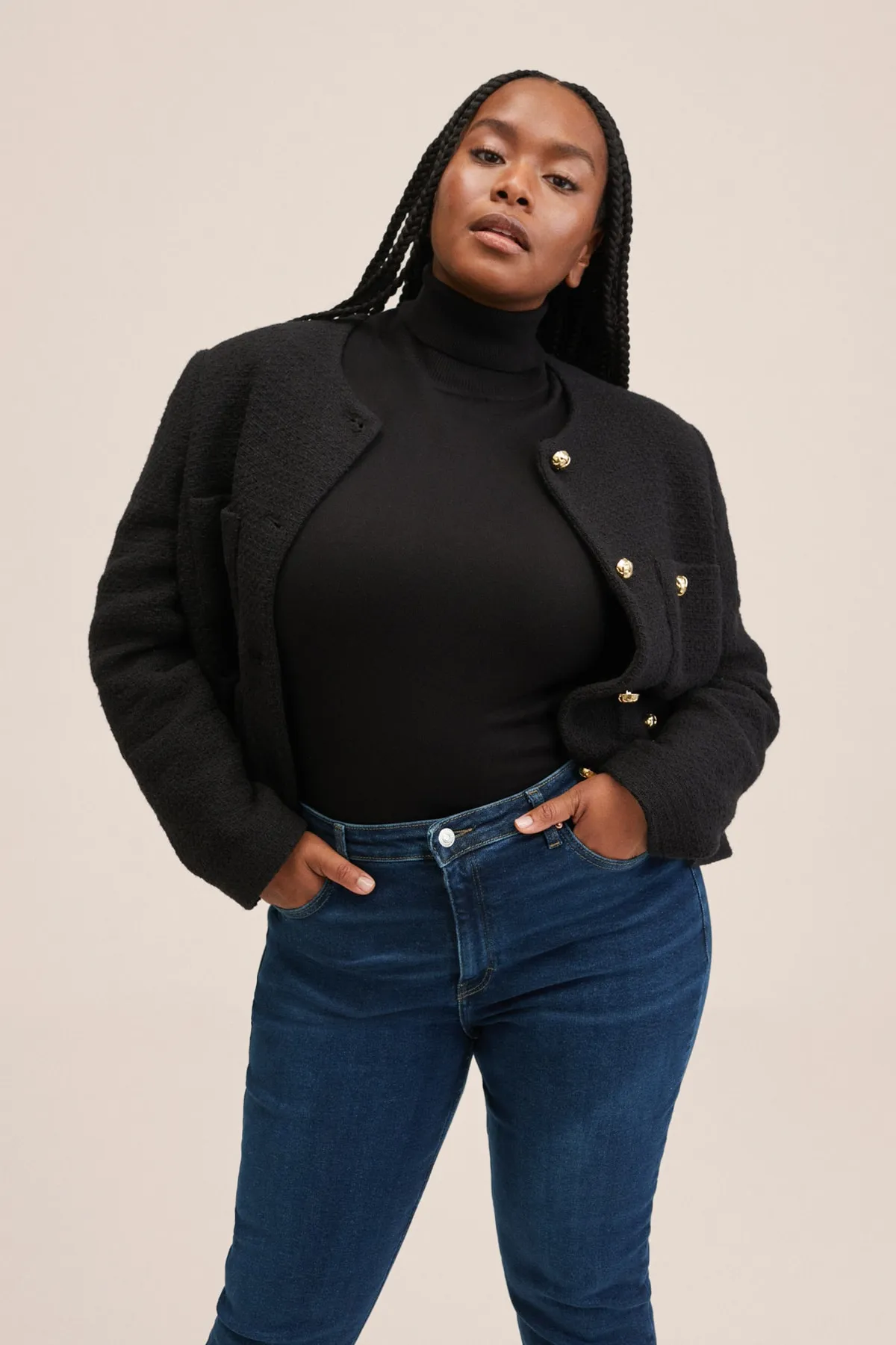 MANGO  Blaue Damenjeans 27011123