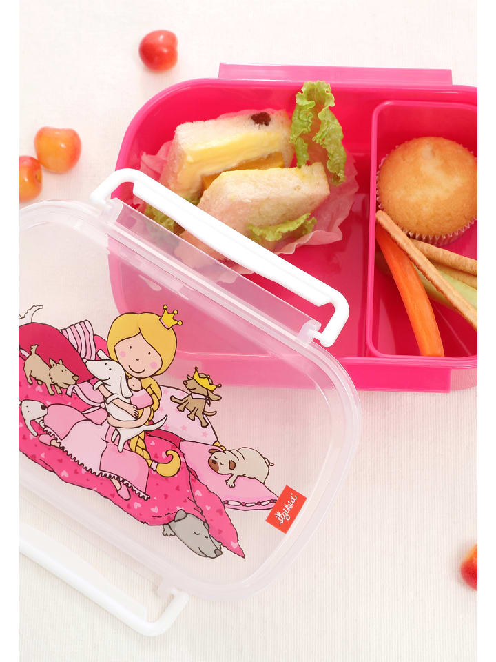 Sigikid Brotdose Lunchbox mit Rohkostschälchen in pink günstig kaufen onesize