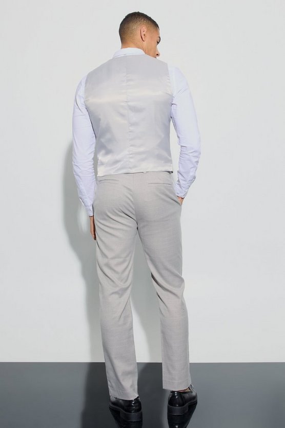 Karierte Hose mit geradem Bein