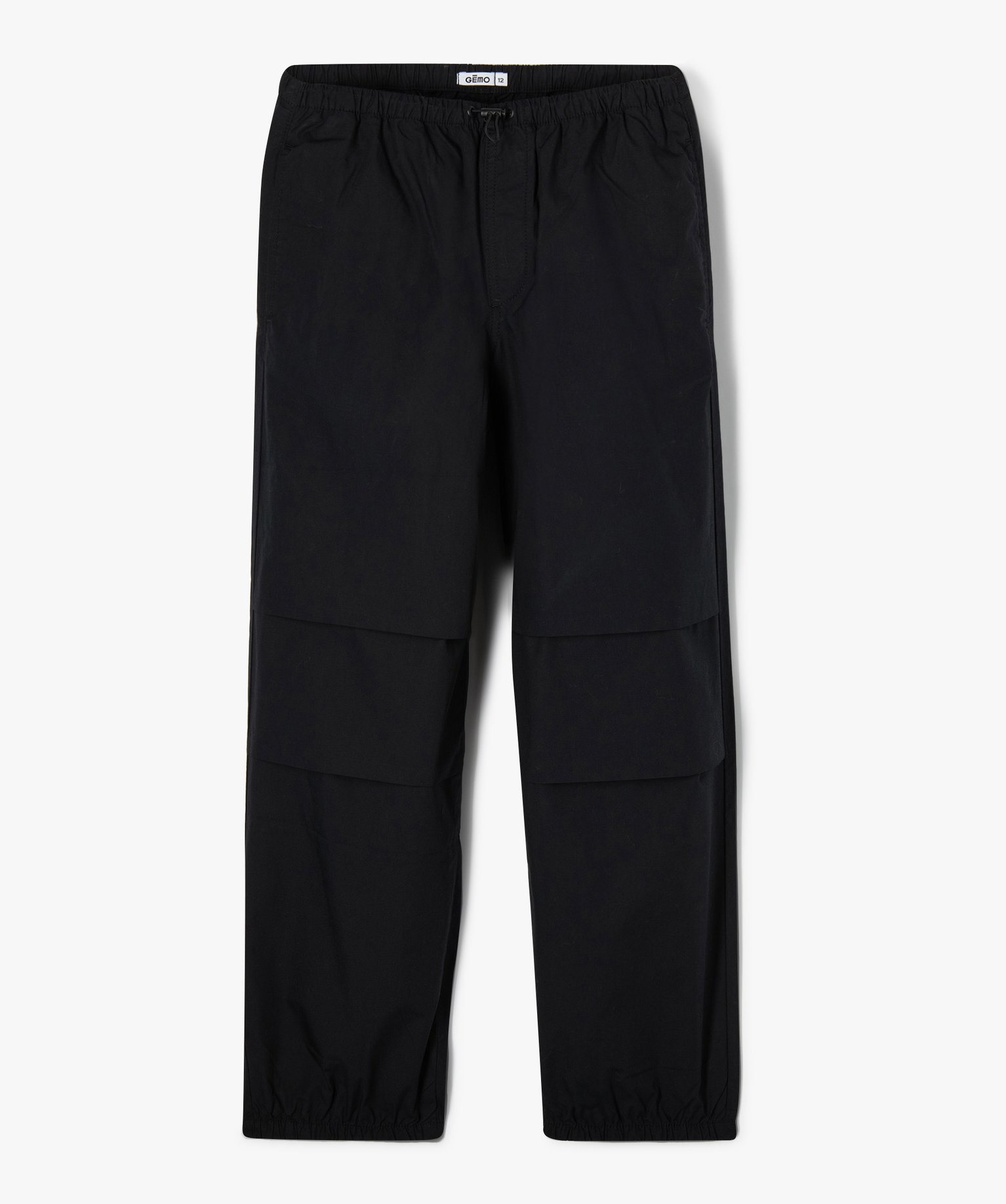Pantalon ample resserré aux chevilles avec ceinture élasti... noir | GEMO