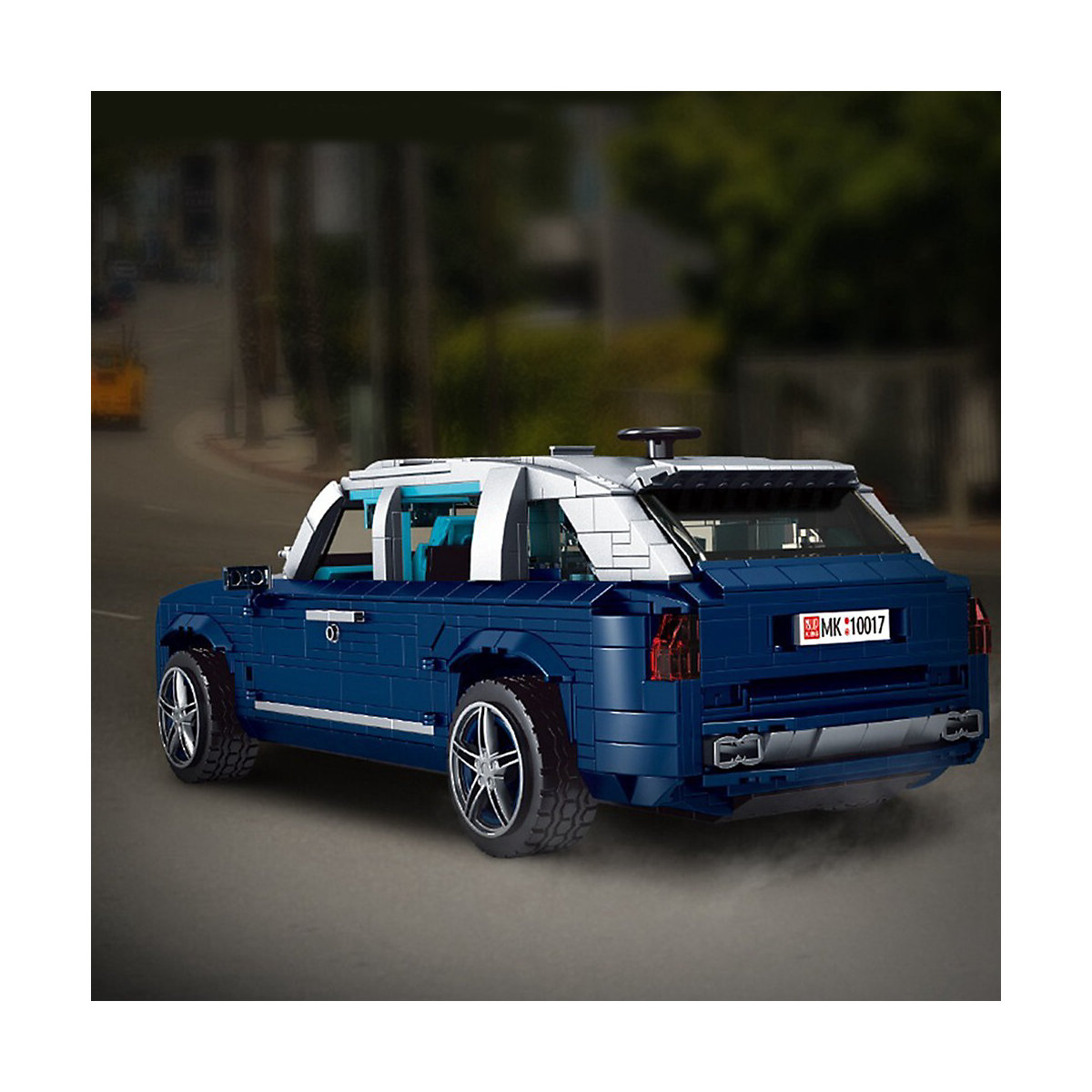 Zusammengebautes Bausteinspielzeug für Kinder Auto Model