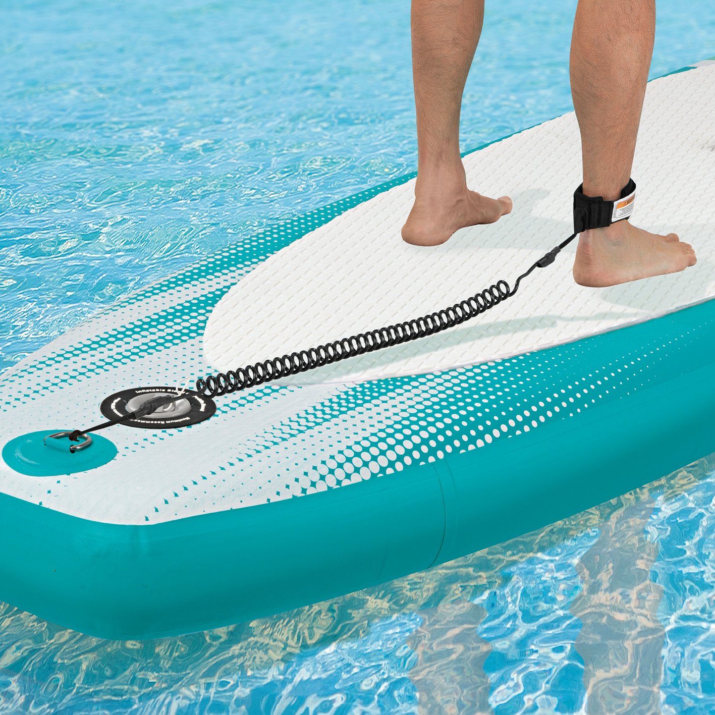 MAXXMEE Inflatable SUP-Board inkl. Zubehör, 300 cm, 110 kg, Stand-Up Paddle-Board SUP Board Stand up Paddel Paddling Komplett Set