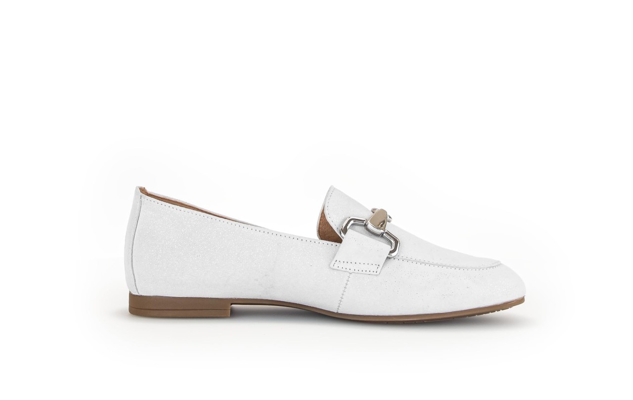 GABOR Klassische Slipper silber