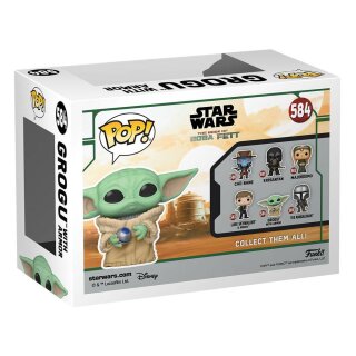 Funko POP! Star Wars The Book of Boba Fett TV Vinyl Figur Grogu w/armor 9 cm