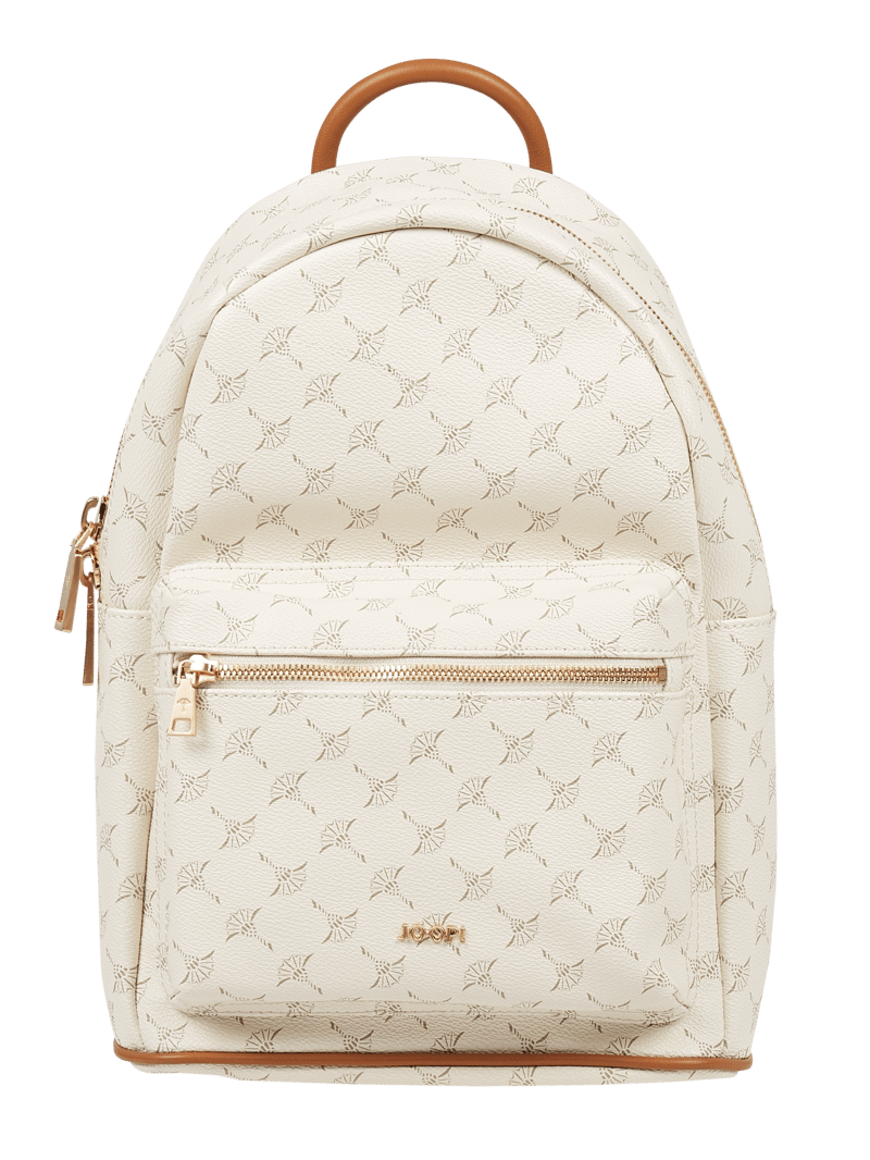 Rucksack mit Logo-Muster Modell 'Salome' in offwhite