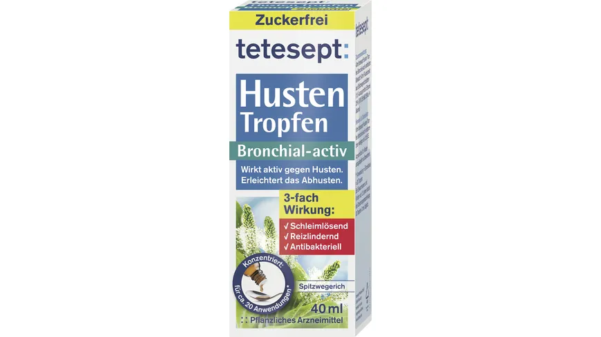 tetesept Hustentropfen Bronchial-activ 40 ml