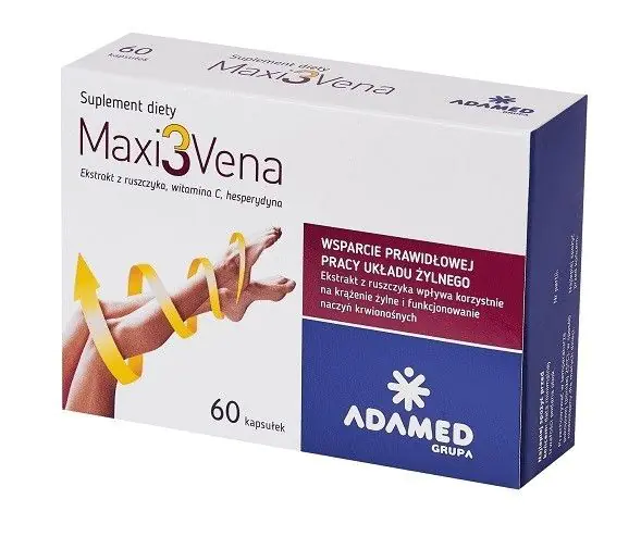 Maxi3Vena, Preparat koji podržava funkcionisanje venskog sistema, Kapsule