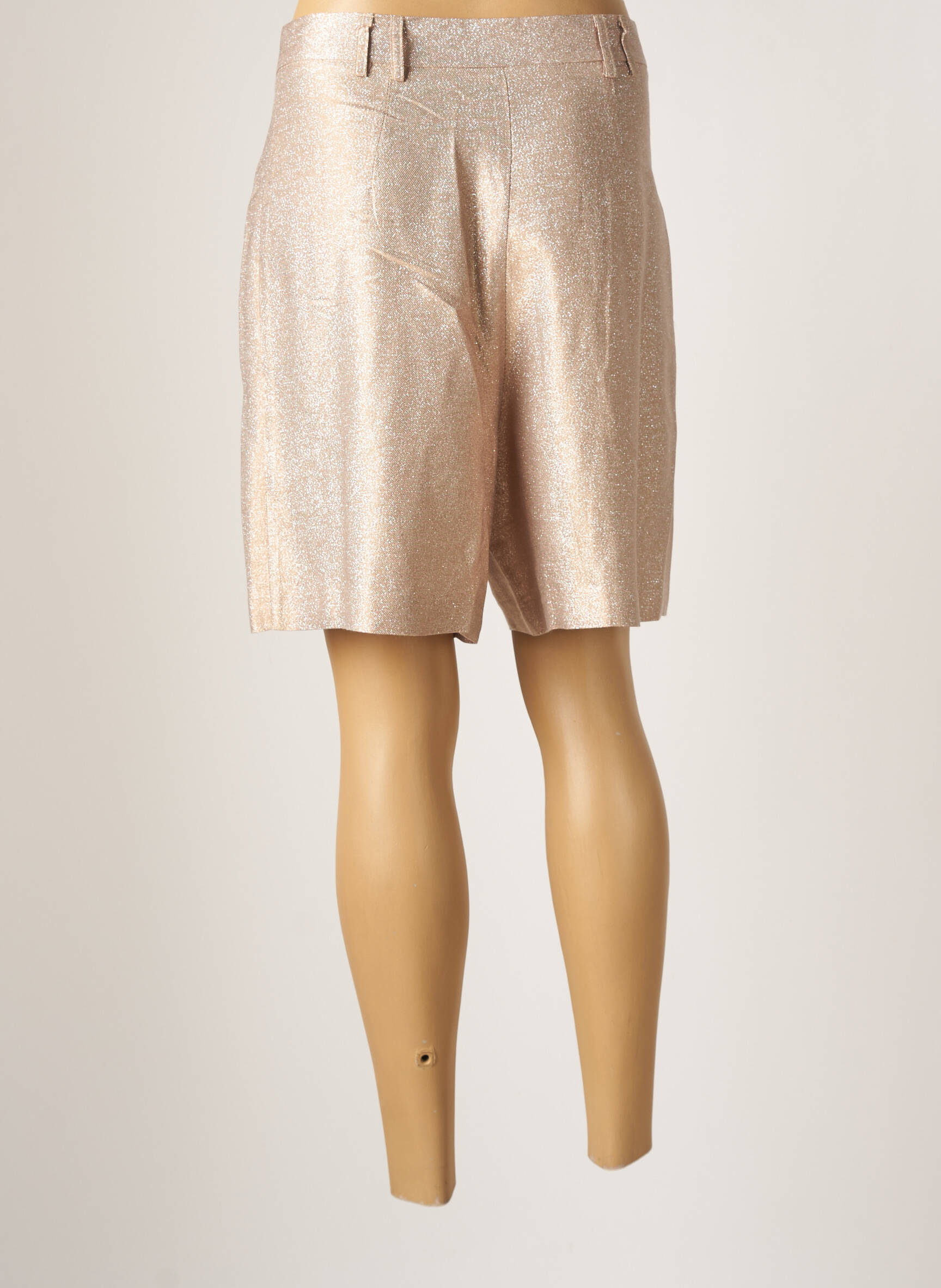 Angela Davis Bermudas Femme couleur beige