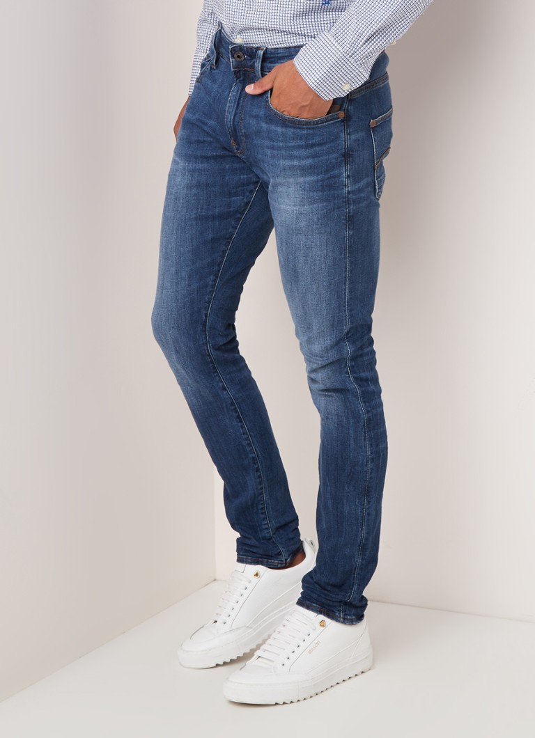 Blugi G-Star RAW Elto Slim-Fit, Decolorare Medie