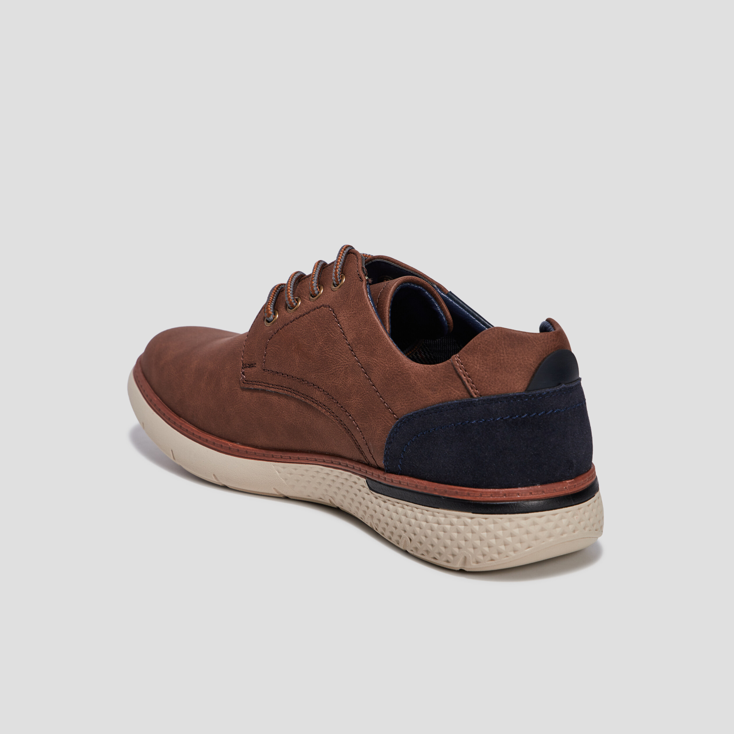 Derbies à lacets marron homme | La Halle