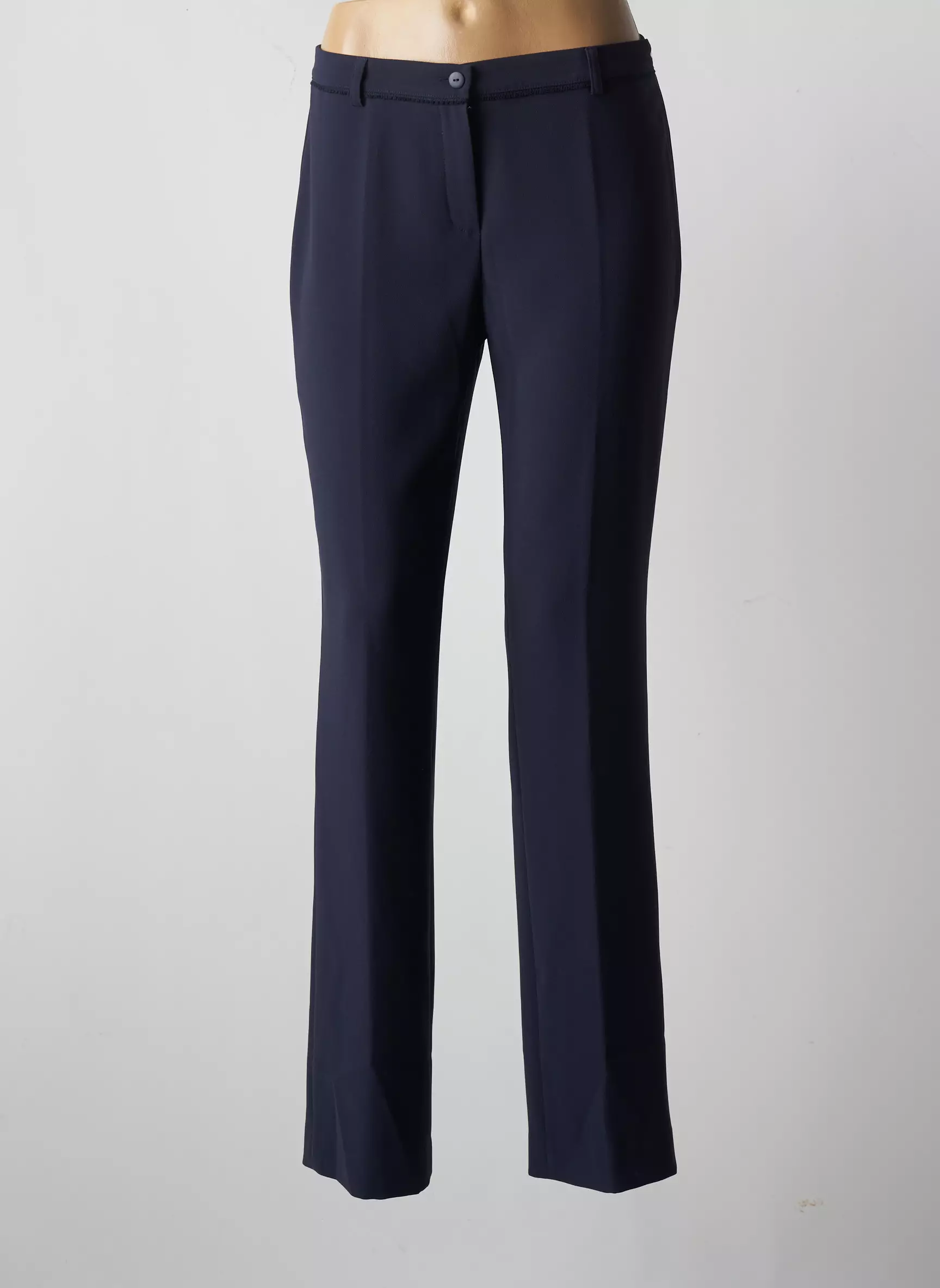 Weinberg Pantalons Droits Femme couleur bleu