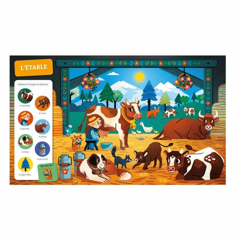 Livre Cherche et trouve des tout-petits à la ferme - Auzou