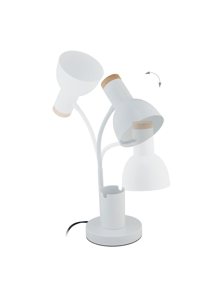 relaxdays Schreibtischlampe mit Stifthalter in Weiß günstig kaufen onesize