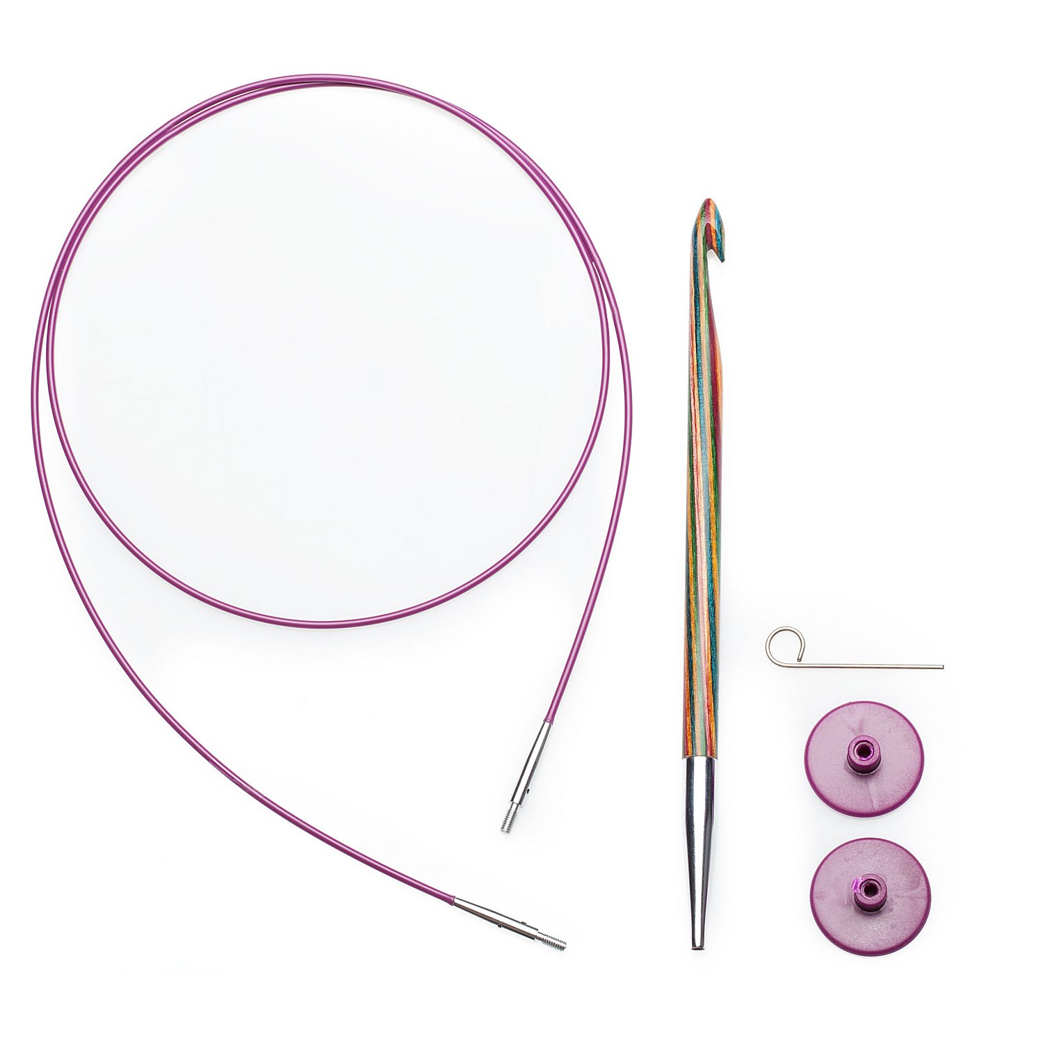 KnitPro Tunesische Häkelnadel, 7,0 mm Ø, im Set