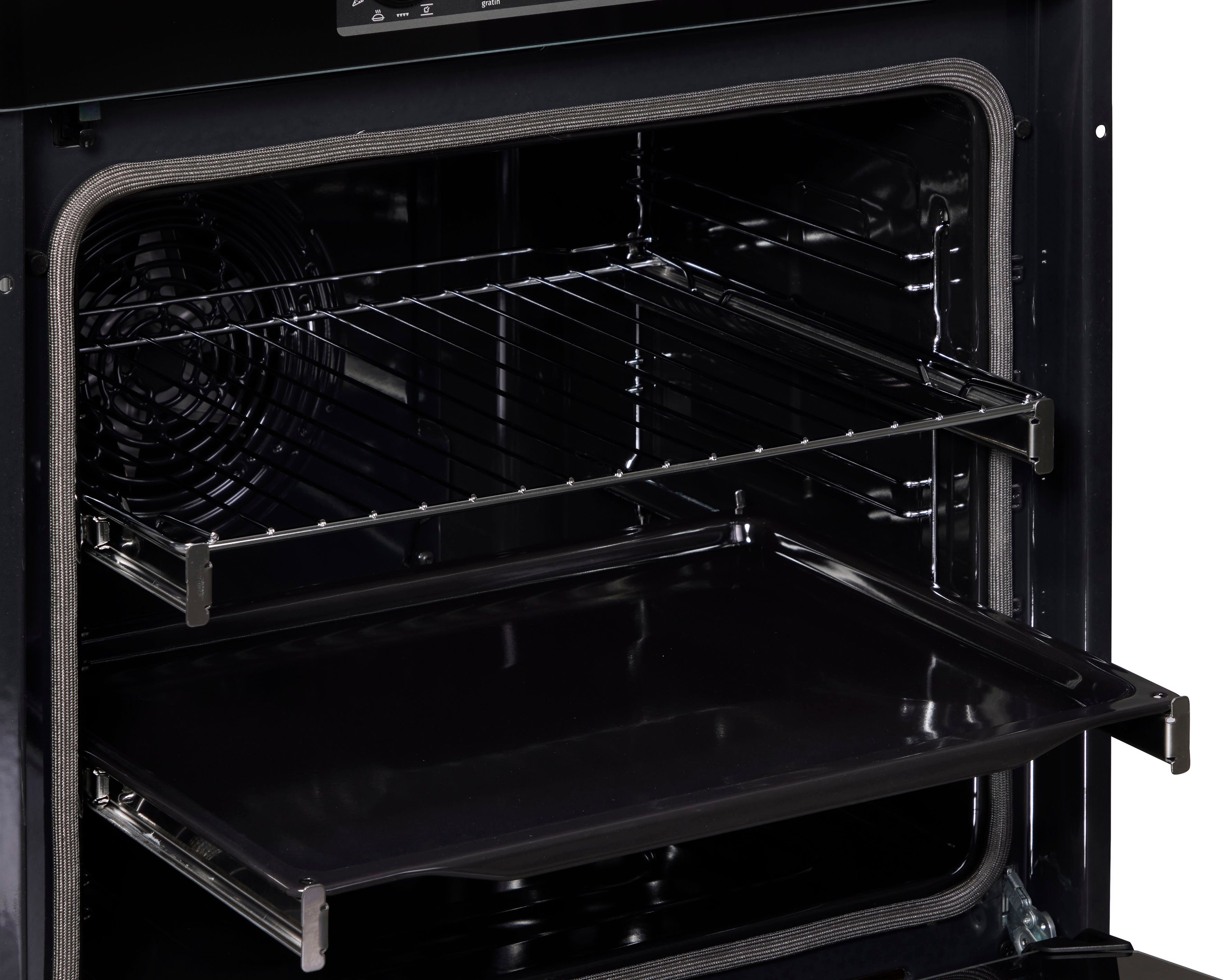 GORENJE Backofen BPS6737E09BGOT, mit 2-fach-Teleskopauszug, Pyrolyse-Selbstreinigung, ExtraSteam