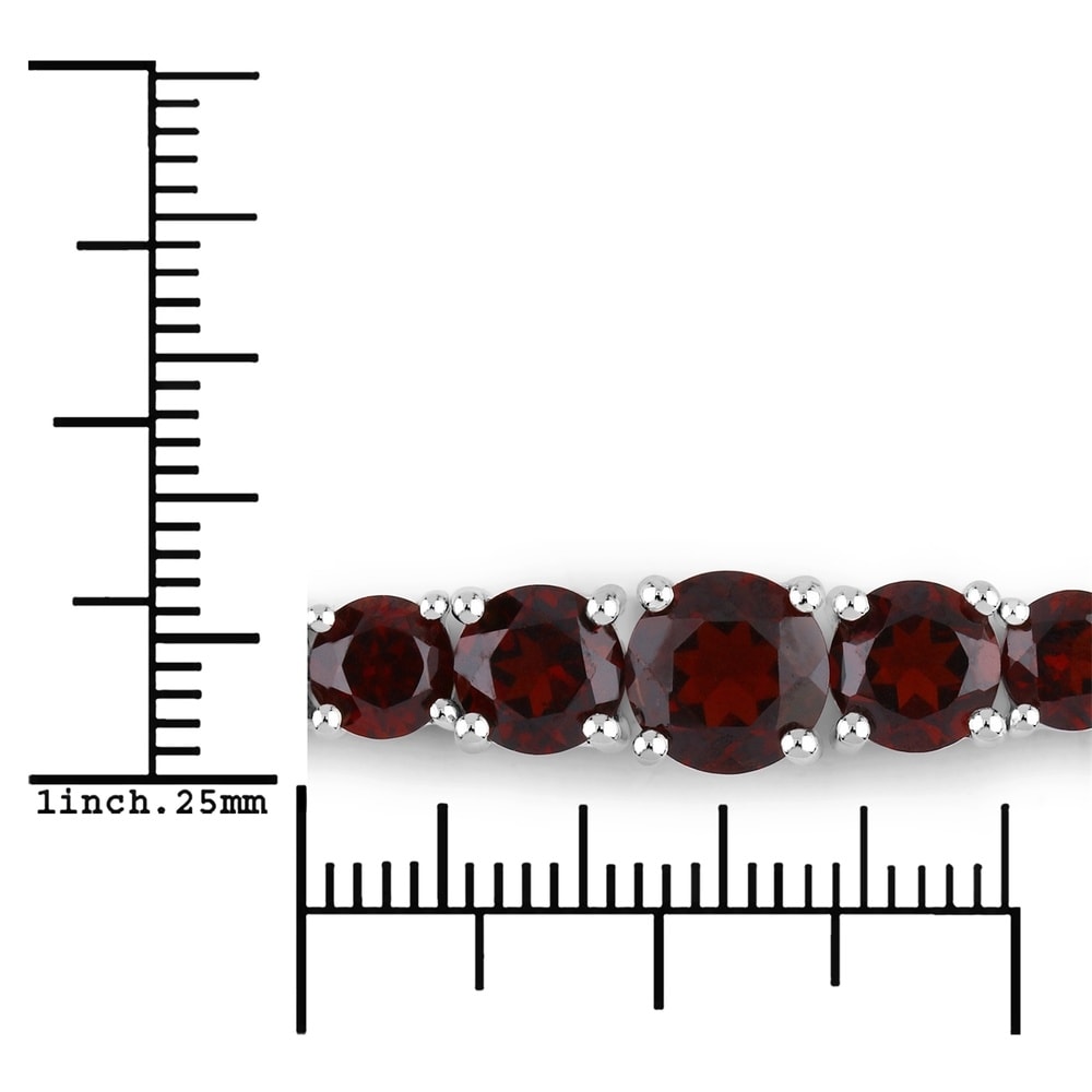 Rafaela Donata Bracelet Argent sterling Grenat en Argent Bracelet