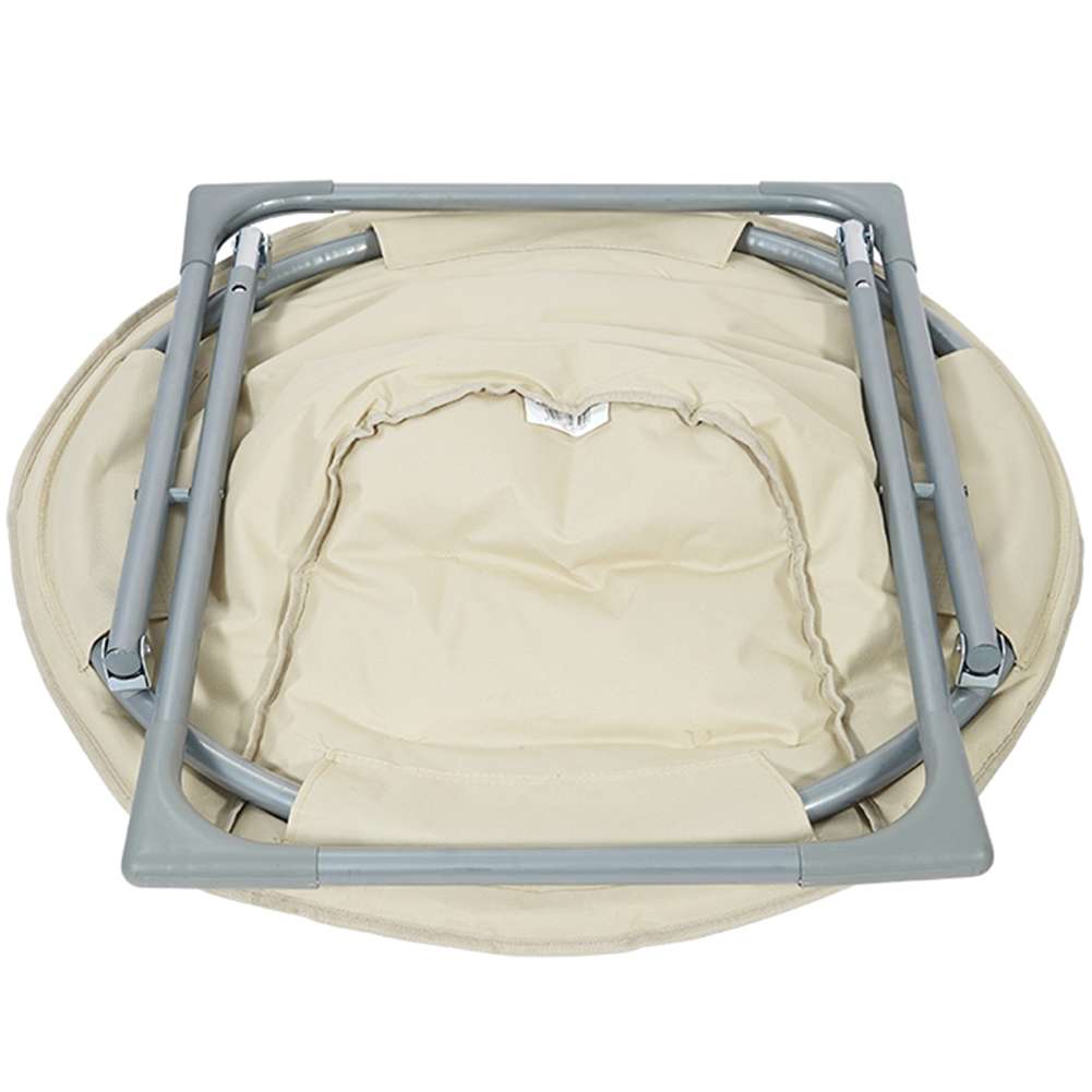 BIXENTE faltbarer Lounge Klappsessel creme