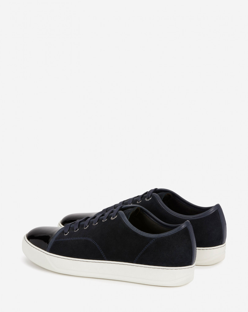 SNEAKERS DBB1 EN SUEDE ET CUIR VERNIS