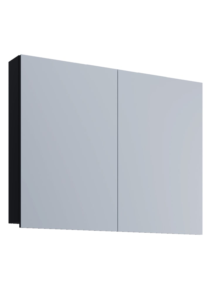 VCM  Holz Badmöbel Spiegelschrank Spiegel Badinos 60 cm in Schwarz günstig kaufen onesize