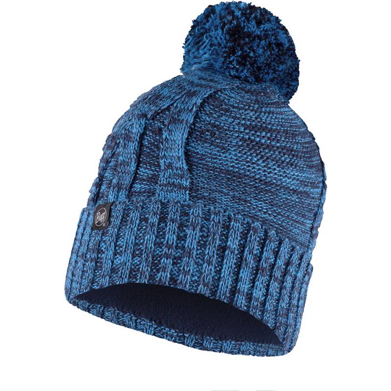 BUFF Knitted Fleece Band Bommelmütze Kinder