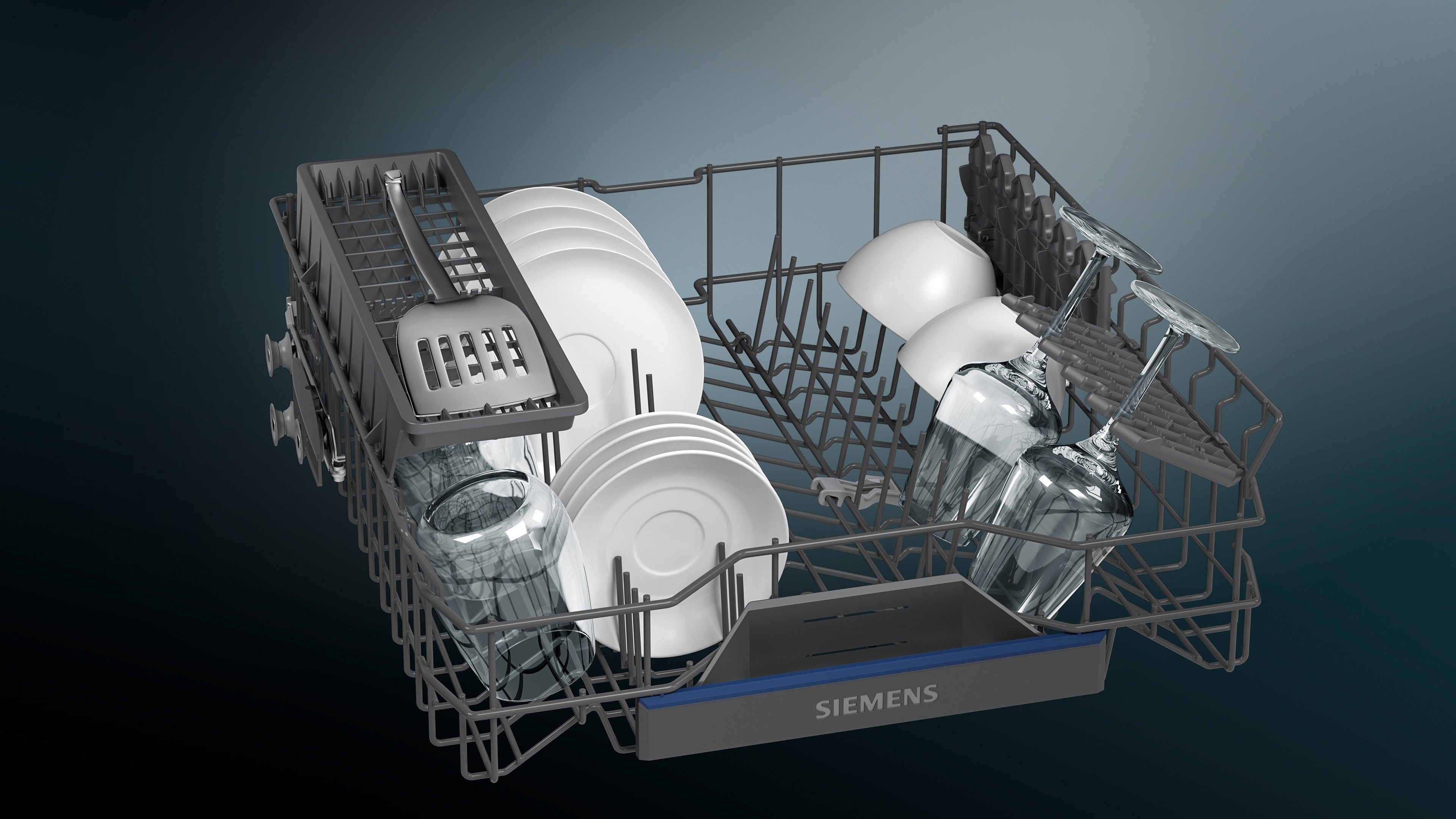 SIEMENS Unterbaugeschirrspüler iQ300, SN43ES02AE, 13 Maßgedecke