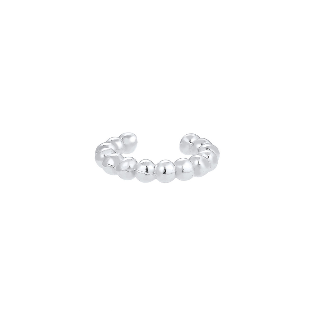 Elli Elli Boucles d'Oreilles Unique Earcuff Balle Base Boucles d'Oreilles Femme - (925 Boucles d'oreilles