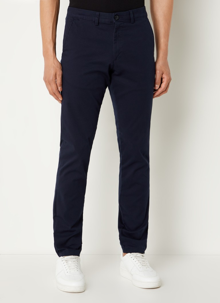 Calça chino slim fit Selected Homme New Miles com bolsos laterais.